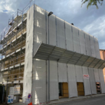 Montaggio Ponteggi a Castelraimondo, Corso Italia