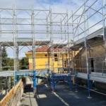 Impalcatura a San Severino, Via Alighieri