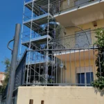 Impalcatura a Macerata, Via Borsellino