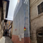 Impalcatura a San Severino, Via Lazzarelli