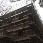 Impalcatura a Civitanova Marche, Viale Vittorio Veneto 36