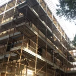 Impalcatura a Civitanova Marche, Viale Vittorio Veneto 36