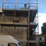 Ponteggi a Civitanova Marche, Via Pigafetta 1