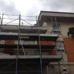 Impalcatura aCivitanova Marche, Via Argilofi