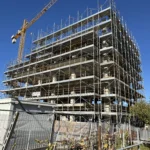 Ponteggi a Castelraimondo, Viale Europa