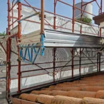 Montaggio Ponteggi a Montecosaro, Via De Gasperi