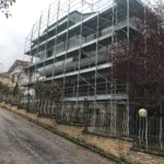 Montaggio Impalcatura a Fiastra, Via Sibillini 1