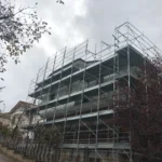 Montaggio Impalcatura a Fiastra, Via Sibillini 1