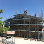 Impalcatura a Sant'angelo In Pontano, Contrada Da Moleano