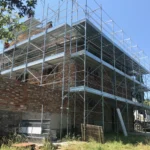 Impalcatura a Sant'angelo In Pontano, Contrada Da Moleano
