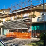 Ponteggi a Morrovalle, Via Petrarca 14