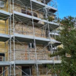 Ponteggi a Camerino, Via Ridolfini 27