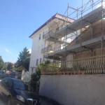 Ponteggi a Morrovalle, Via Martin Luther King,39
