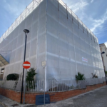 Montaggio Impalcatura a Chiesanuova Di Treia, Via Paolo VI