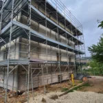 Ponteggi a Castelraimondo, Viale Piave, 15