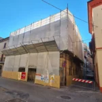 Montaggio Impalcatura a Tolentino, Via Parisani 24