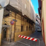 Montaggio Impalcatura a Tolentino, Via Parisani 24