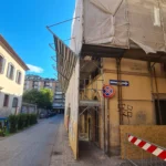Montaggio Impalcatura a Tolentino, Via Parisani 24