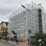 Montaggio Ponteggi a Corridonia, Via Rosa Ferrmani