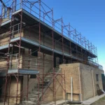 Ponteggi a Monte San Pietrangeli, Via San Rustico 2