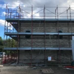 Ponteggi a Monte San Pietrangeli, Via San Rustico 2