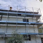 Montaggio Impalcatura a San Severino Via San Pacifico 41