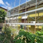 Montaggio Impalcatura a Montappone, Via Alighieri