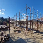Montaggio Ponteggi a San Ginesio, Contrada Da Morichella