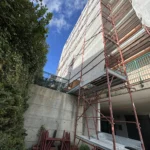Montaggio impalcatura a Sant'Elpidio al Mare, Via Trentino