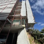 Montaggio impalcatura a Sant'Elpidio al Mare, Via Trentino