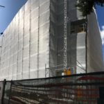 Montaggio Impalcatura a Tolentino, Via Trento e Trieste 44