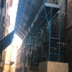 Montaggio Impalcatura a Tolentino, Vicolo Panunzi 11