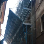 Montaggio Impalcatura a Tolentino, Vicolo Panunzi 11