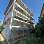 Ponteggi a Recanati, Via Beato Benvenuto